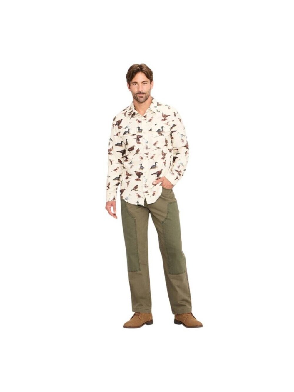 NEW Woolrich X TGT Straight Fit Cargo Pants Twill Jeans Olive Green 34x32
